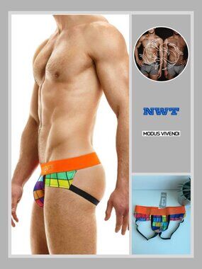 Modus Vivendi - Inclusive Fly Jockstrap in Orange (L)